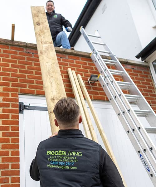Beautifully converted loft staircase